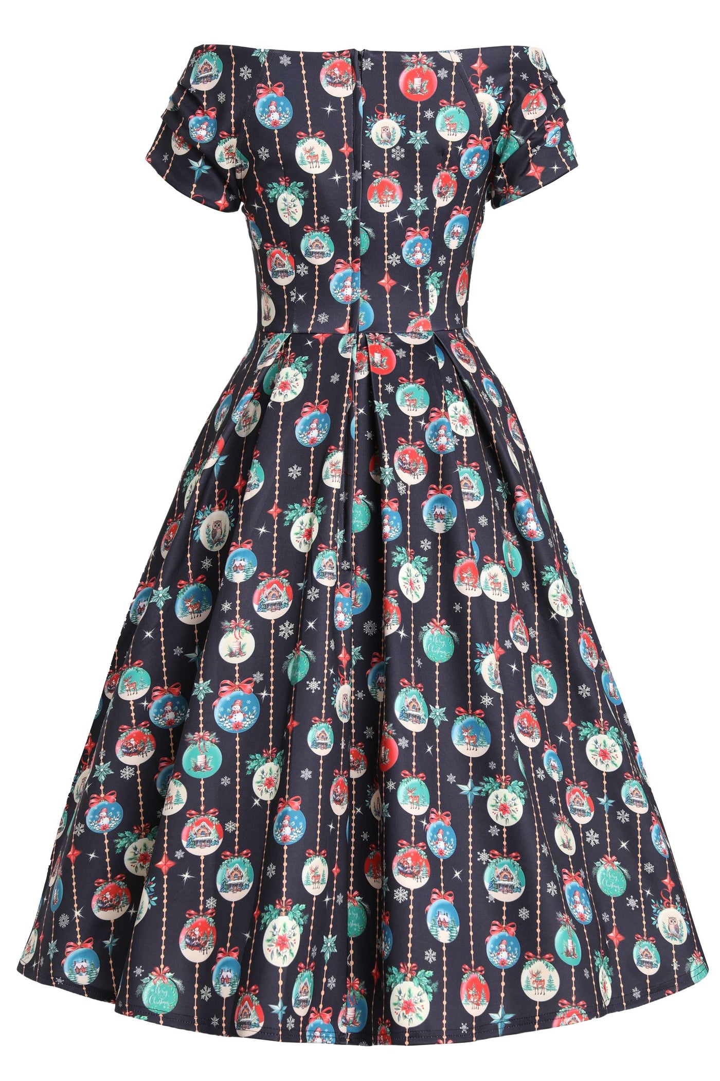 Lily Snow Globe Off Shoulder Dress