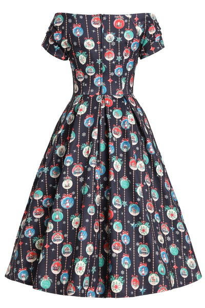 Lily Snow Globe Off Shoulder Dress