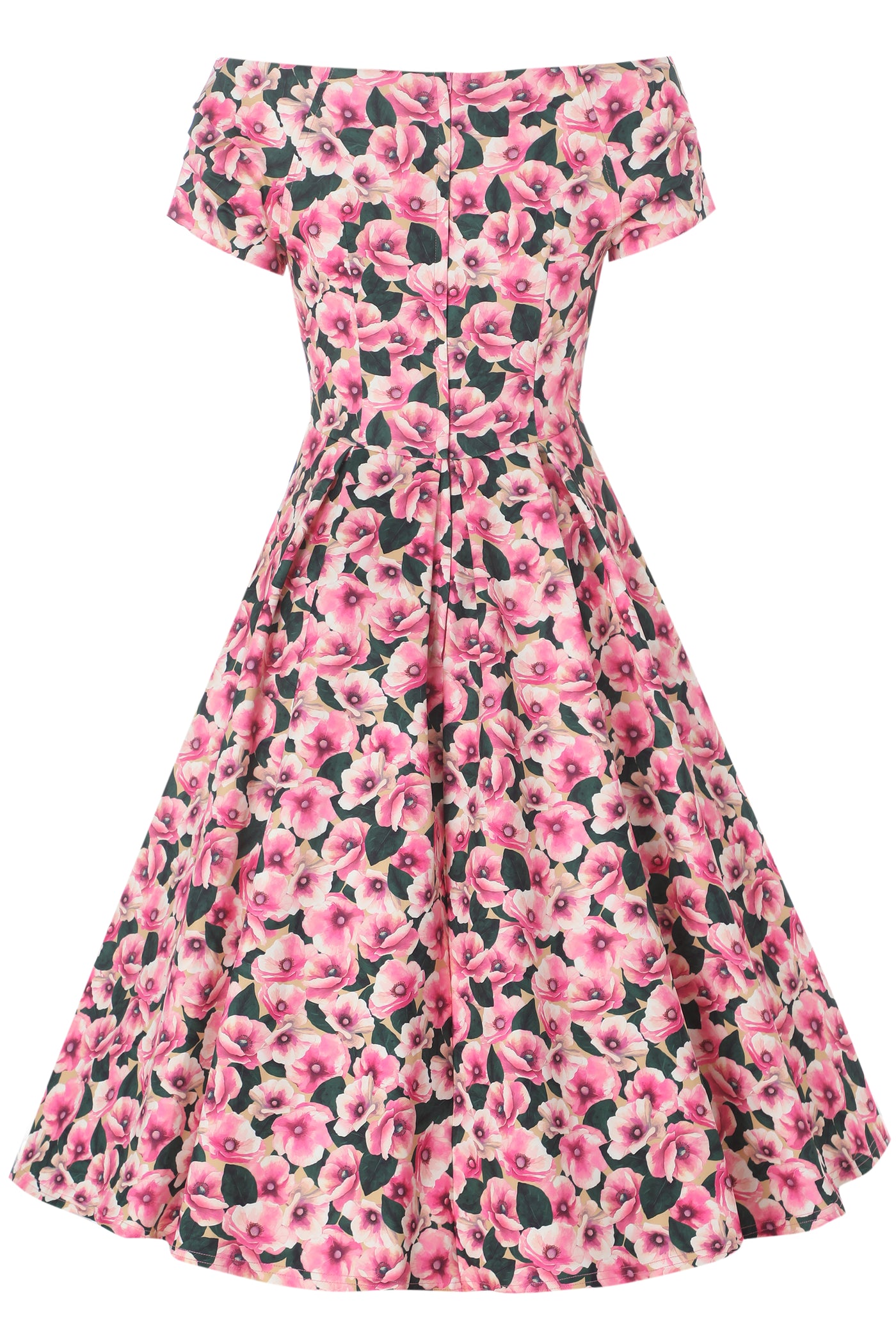 Lily Pink Poppy Floral Dress