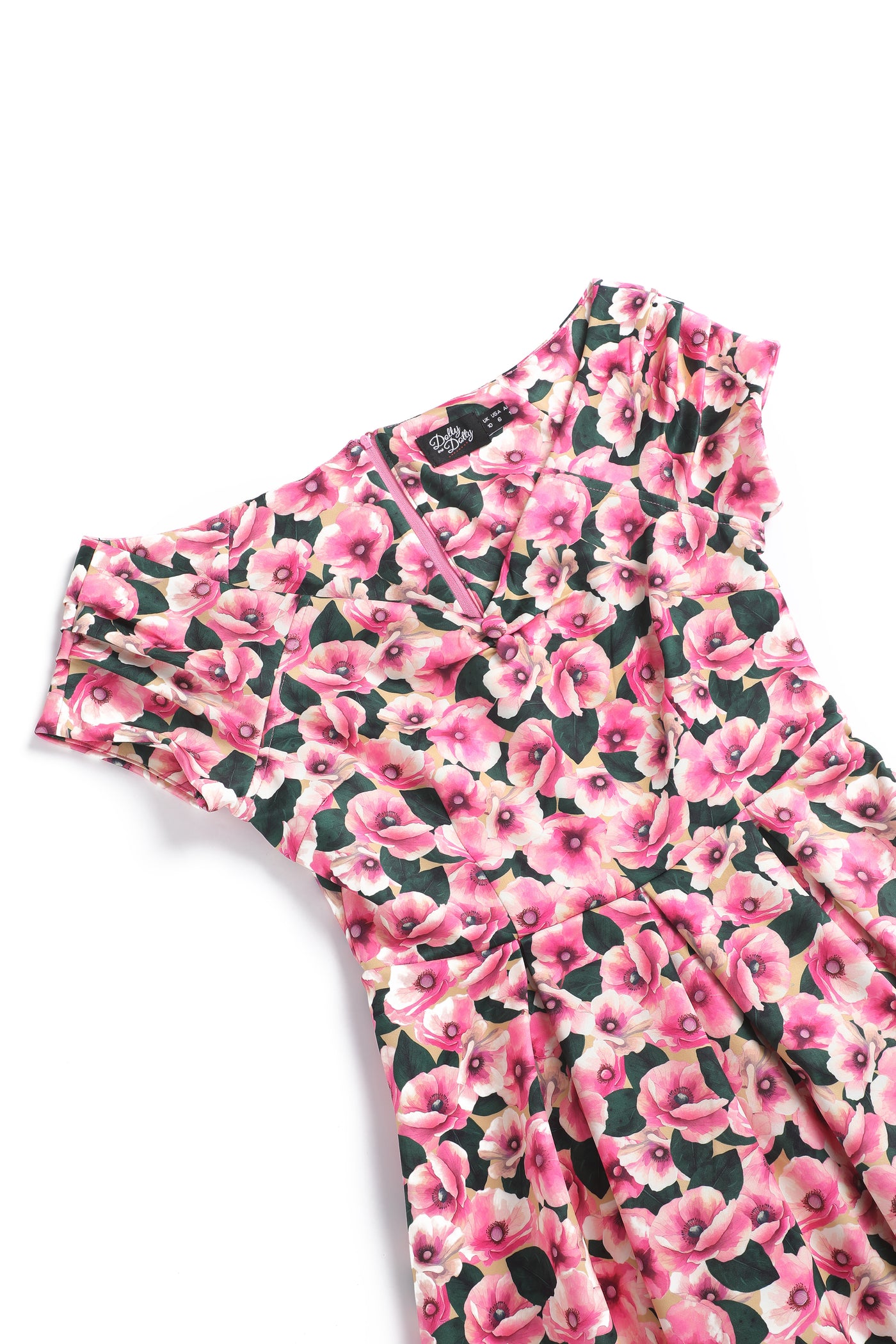 Lily Pink Poppy Floral Dress