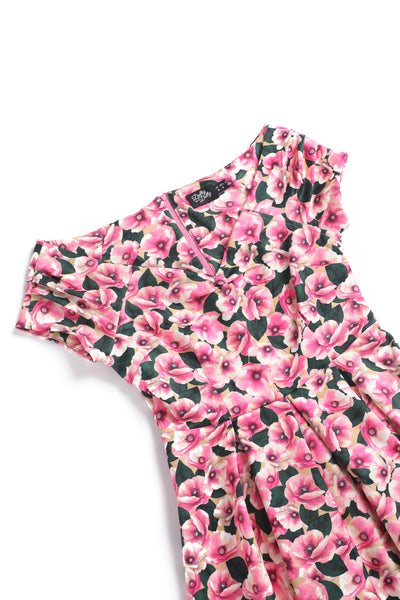 Lily Pink Poppy Floral Dress