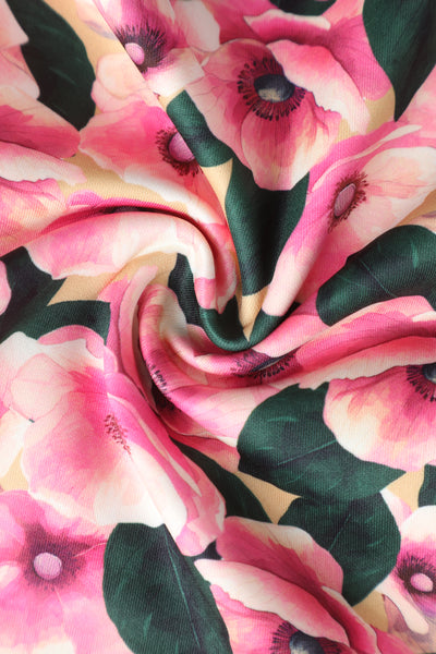Lily Pink Poppy Floral Dress