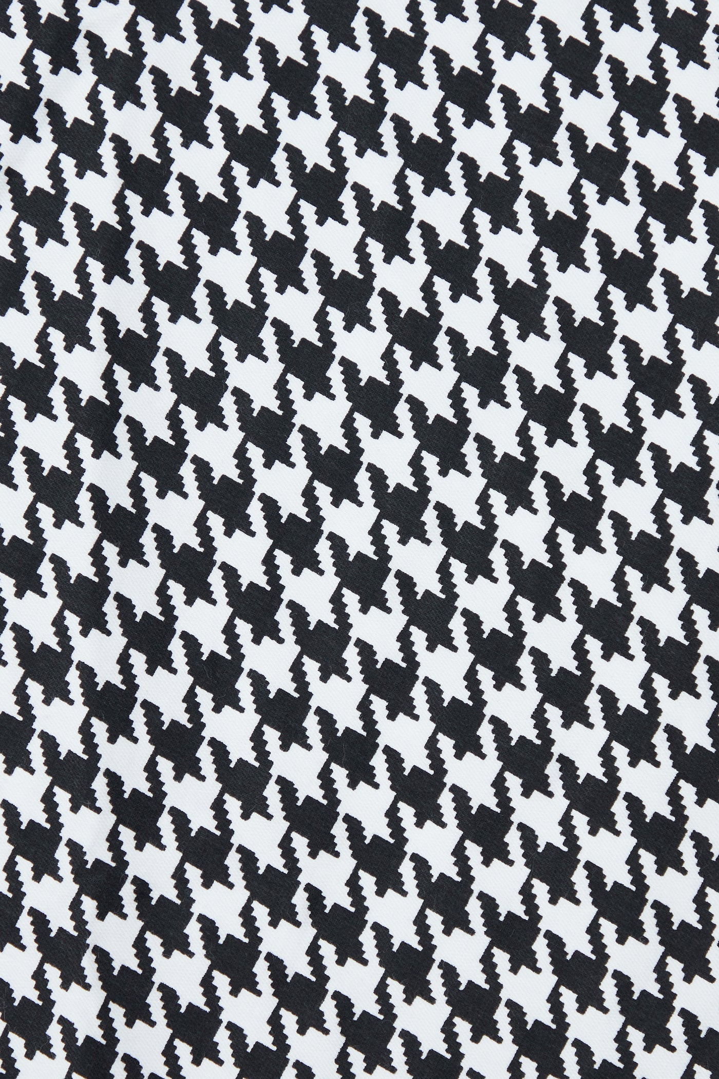 Lily Retro Off Shoulder Dog Tooth Print Dress