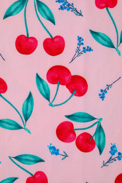 Lily Cherry Pink Off Shoulder Dress