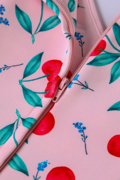 Lily Cherry Pink Off Shoulder Dress