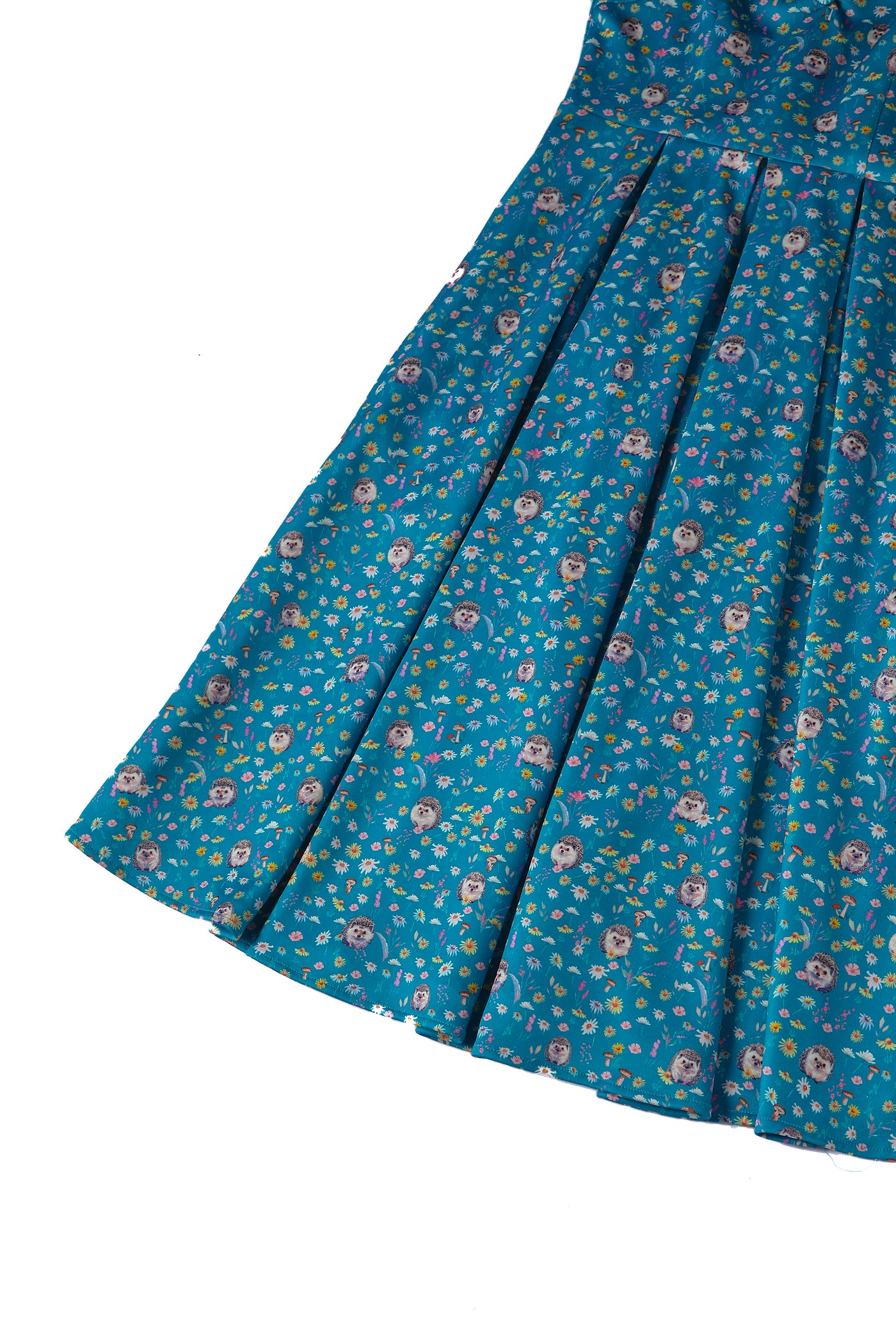Lily Hedgehogs Blue Off Shoulder Dress