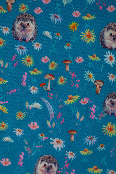 Lily Hedgehogs Blue Off Shoulder Dress
