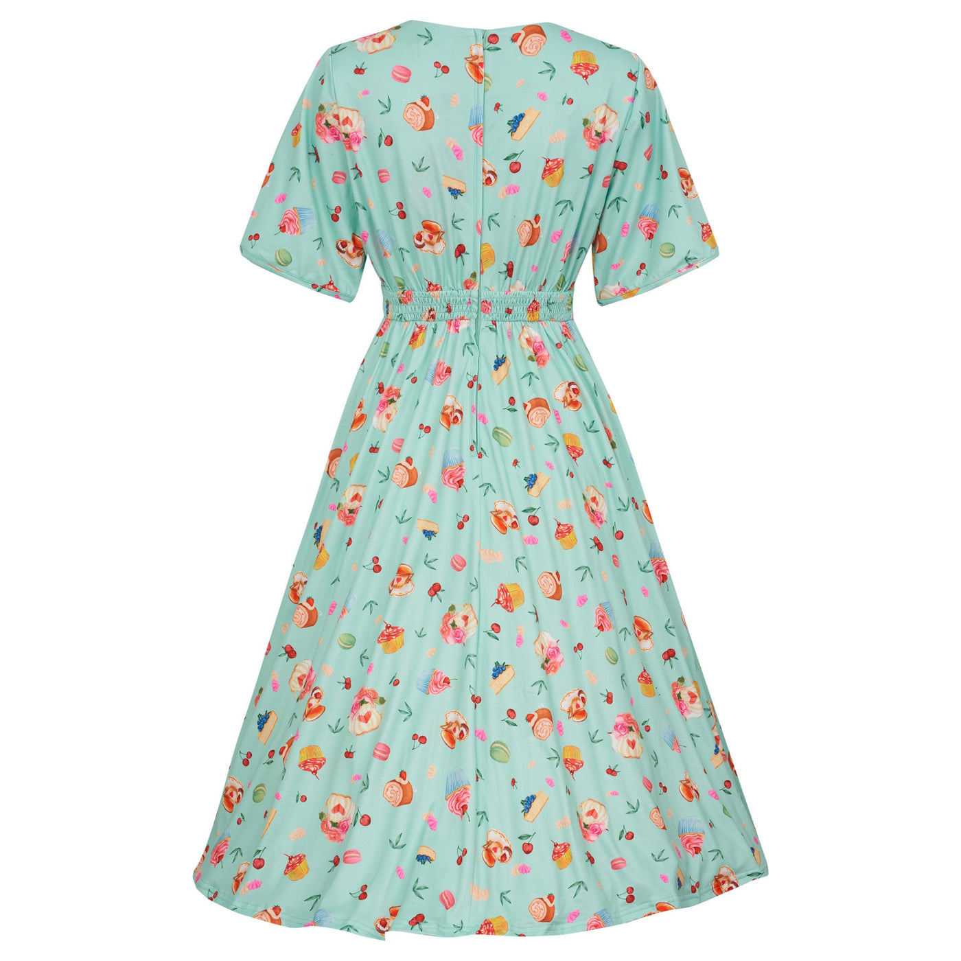 EU STOCK Janice Afternoon Tea Dress In Baby Blue Swing Dress