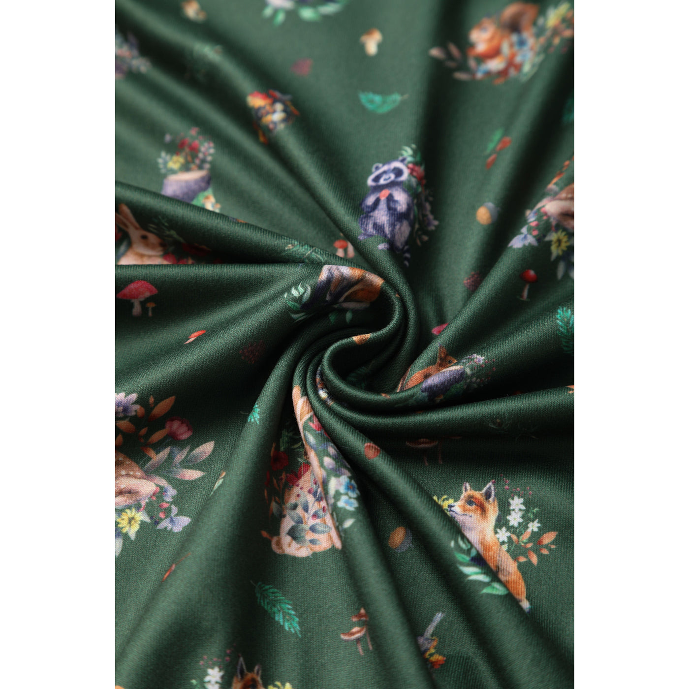 Janice Green Woodland Print Swing Dress