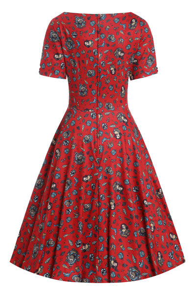 PRE ORDER Brenda Nautical Sailor 50s Style Dress