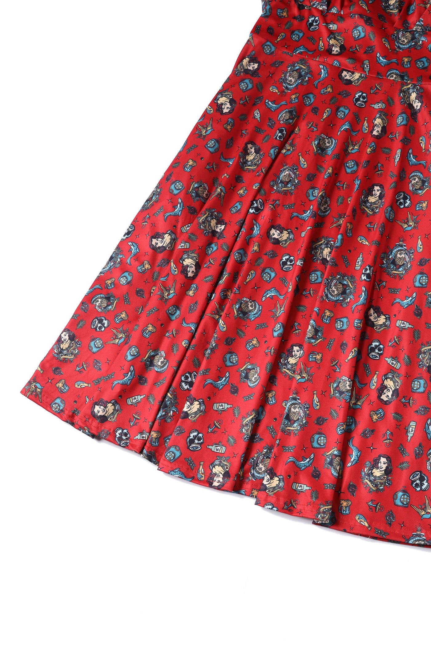 Brenda Nautical Sailor 50s Style Dress