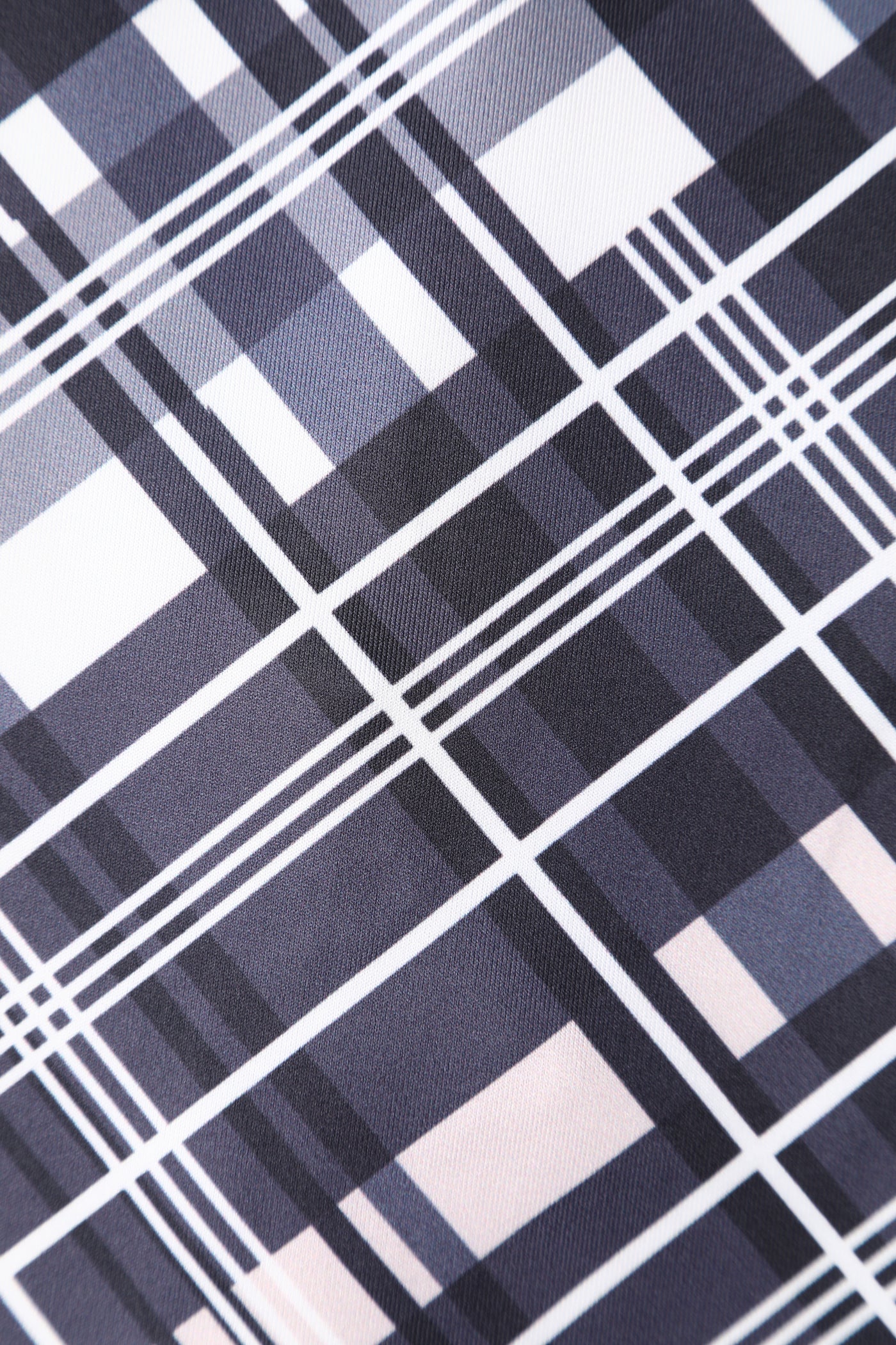 EU STOCK Toni Fitted Collared Vintage Dress in Black & White Tartan