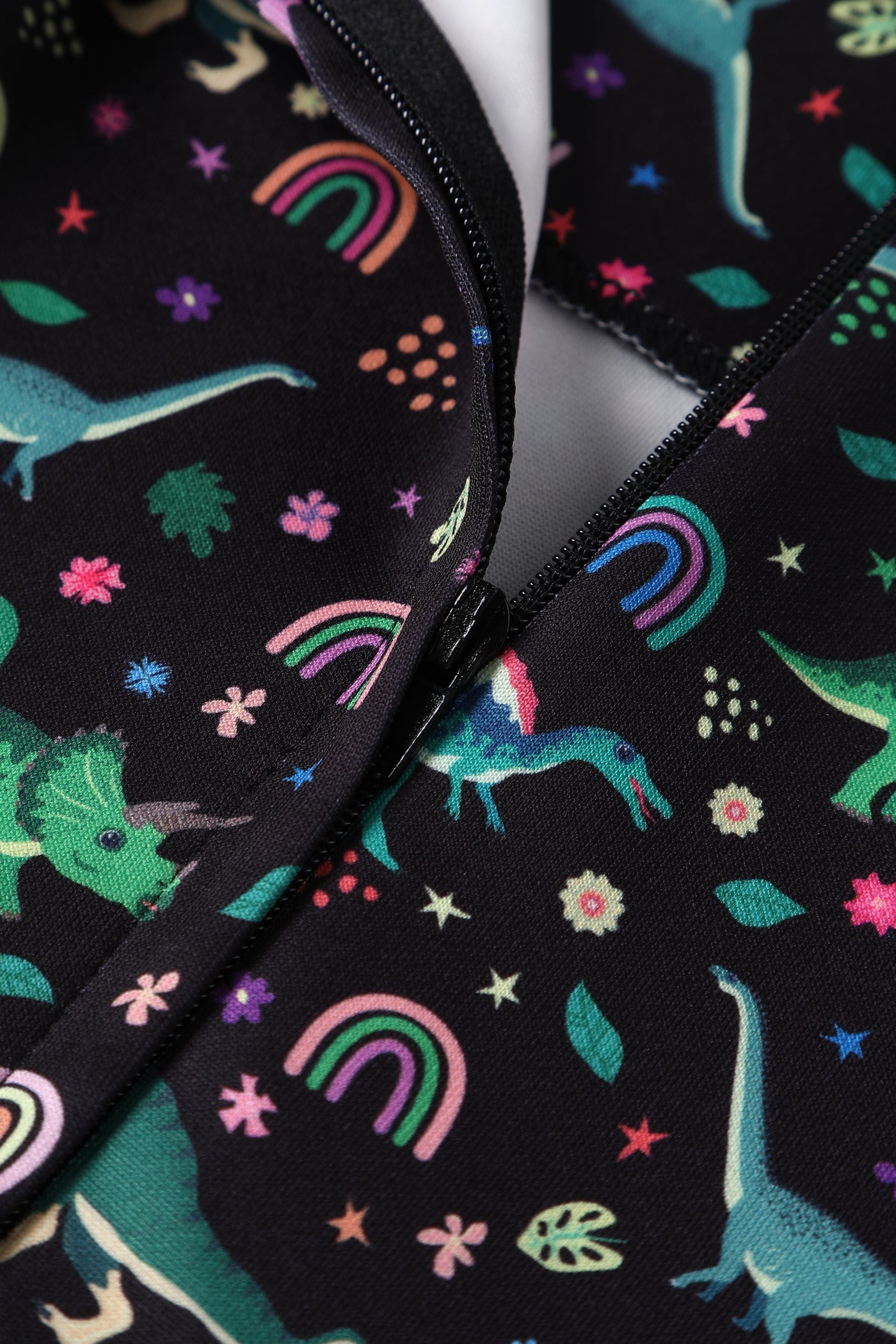 PRE ORDER Amanda Black Dinosaur Print Swing Dress