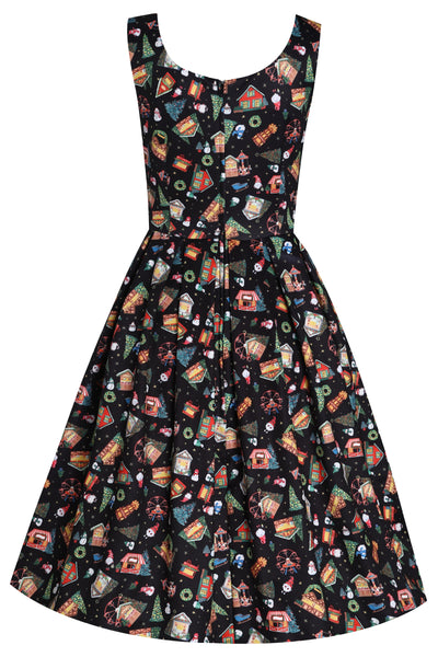 Amanda Christmas Fair Women's Quirky Swing Dress