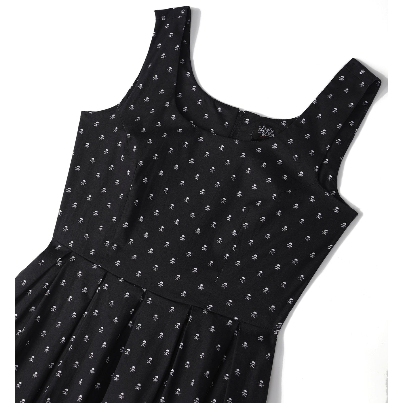 PRE ORDER Amanda Black Skull Swing Dress