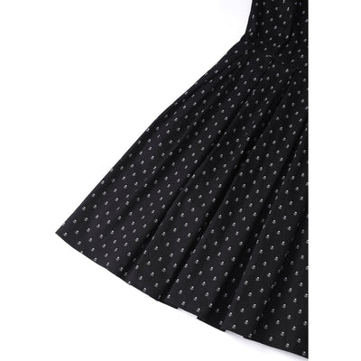 PRE ORDER Amanda Black Skull Swing Dress