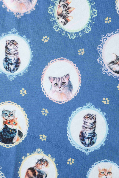 Amanda Swing Dress in Blue Cat