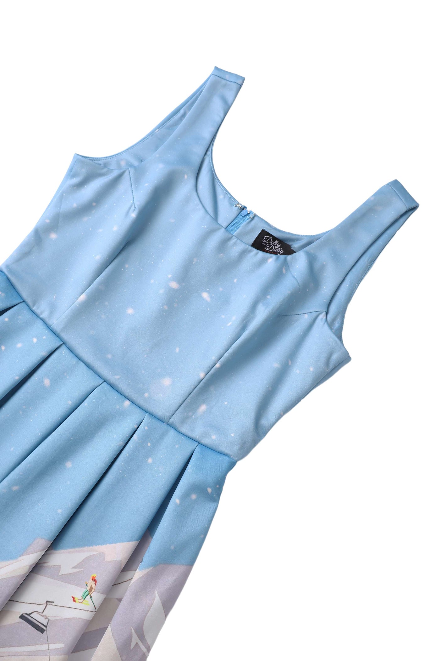 Amanda Ski Resort Flared Dress