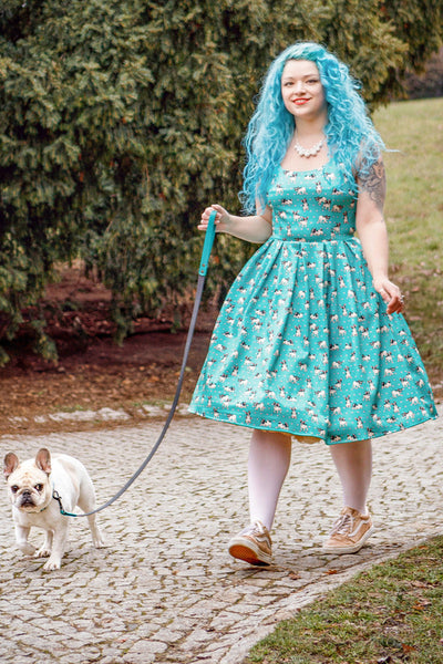 PRE ORDER Amanda Green Frenchies Swing Dress