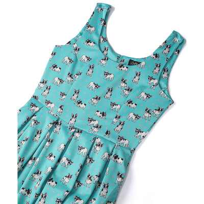 Amanda Green Frenchies Swing Dress