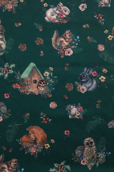 Amanda Green Woodland Print Swing Dress