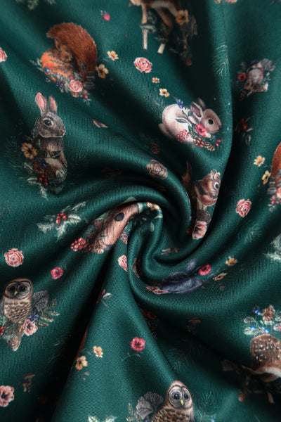 Amanda Green Woodland Print Swing Dress