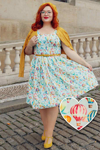 PRE-ORDER Amanda Hot Air Balloon Festival Swing Dress