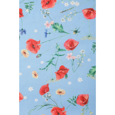 PRE ORDER Amanda Light Blue Poppy Swing Dress