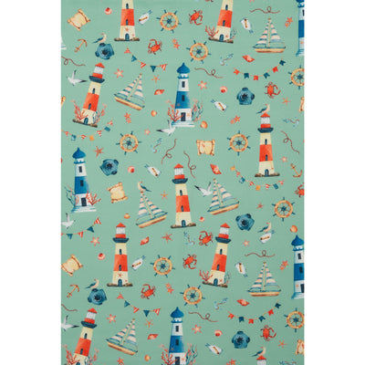 PRE ORDER Amanda Scoop Neck Swing Dress in Nautical Print