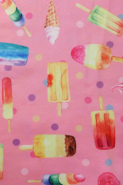Amanda Swing Dress in Pink Popsicle Print