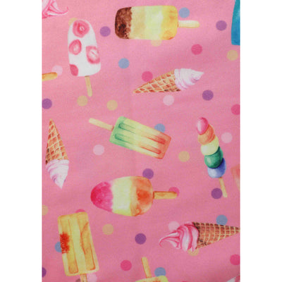 Amanda Swing Dress in Pink Popsicle Print