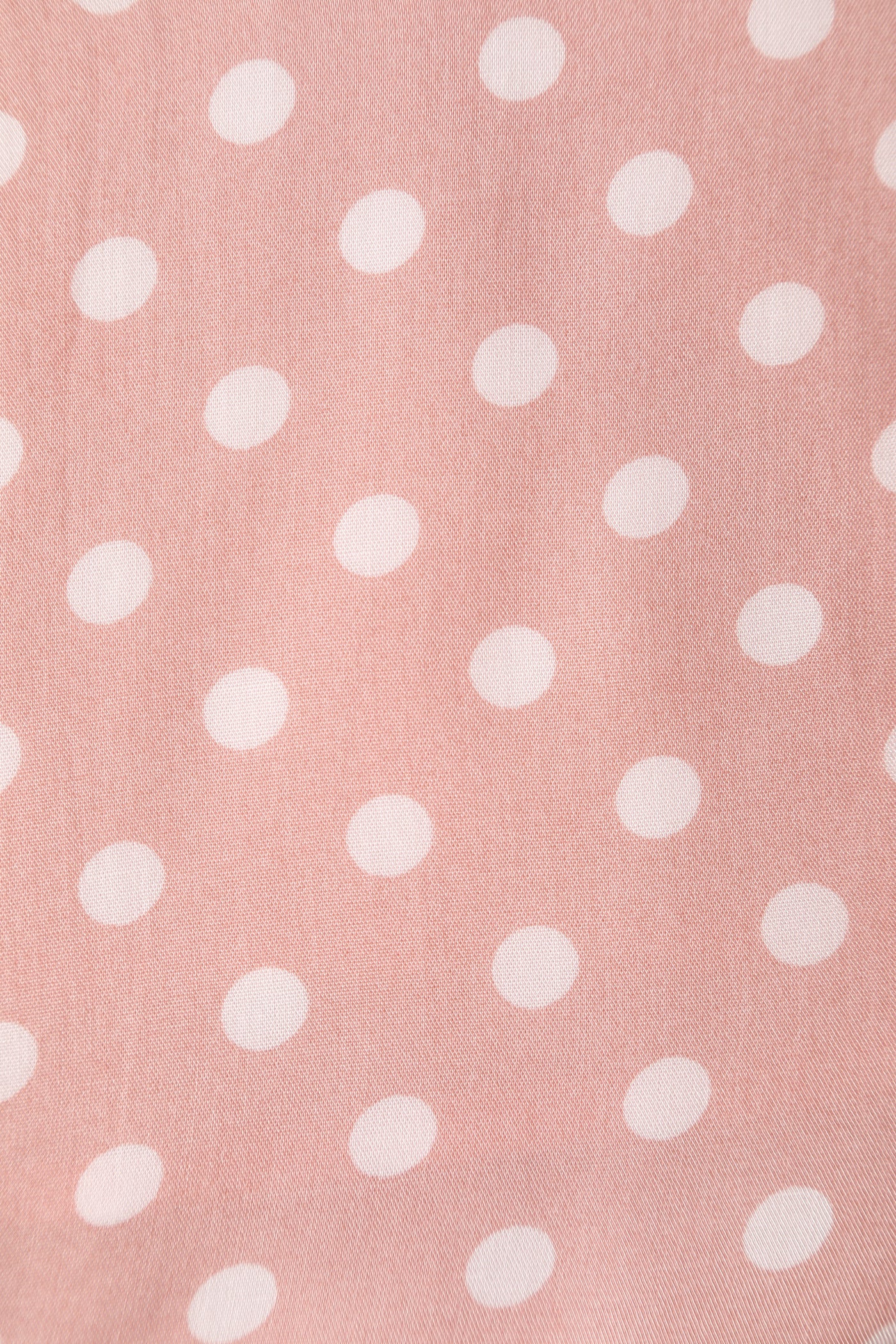 PRE ORDER Amanda Viscose Pink & White Polka Dress - Fully Lined