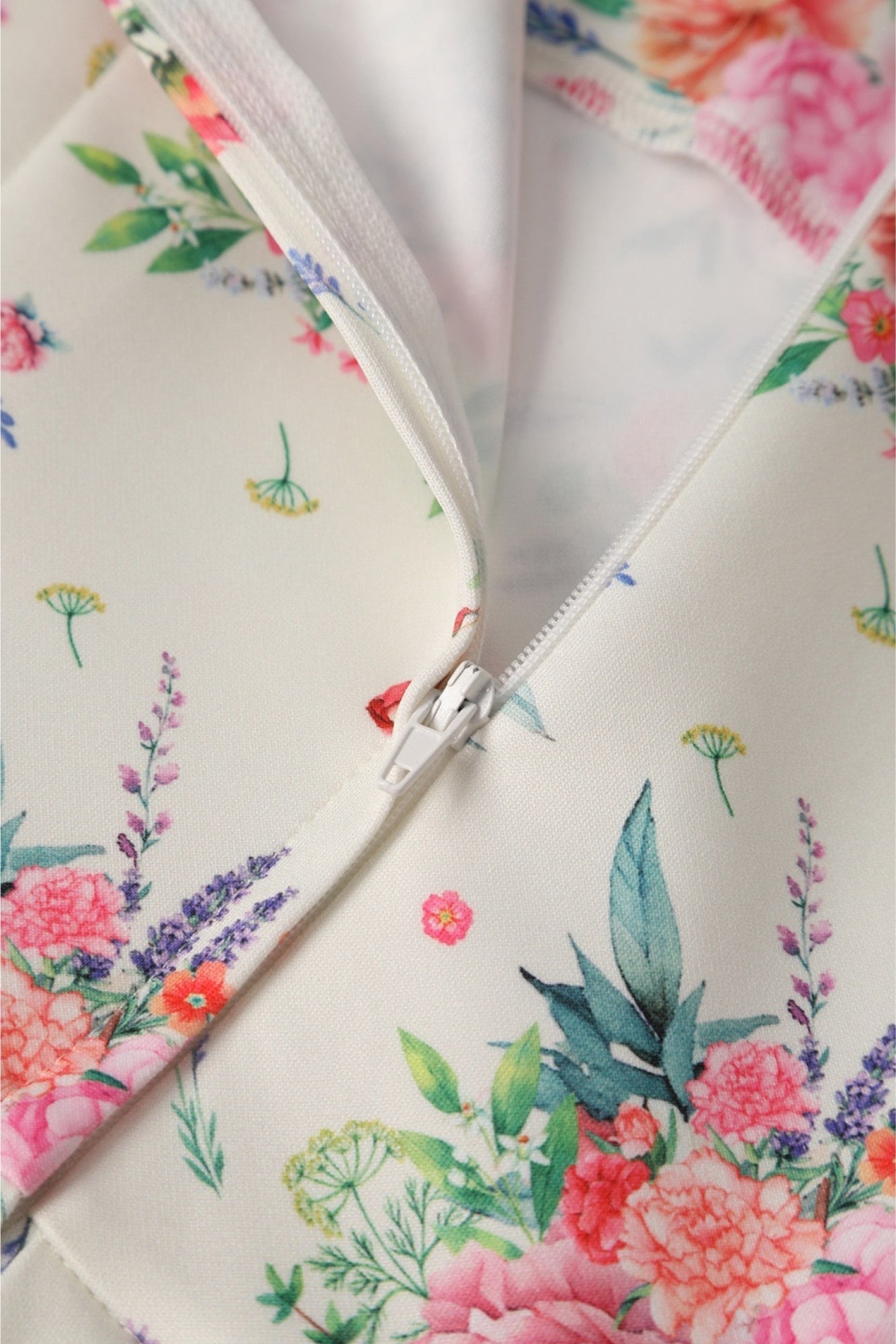 EU STOCK Amanda White English Garden Swing Dress
