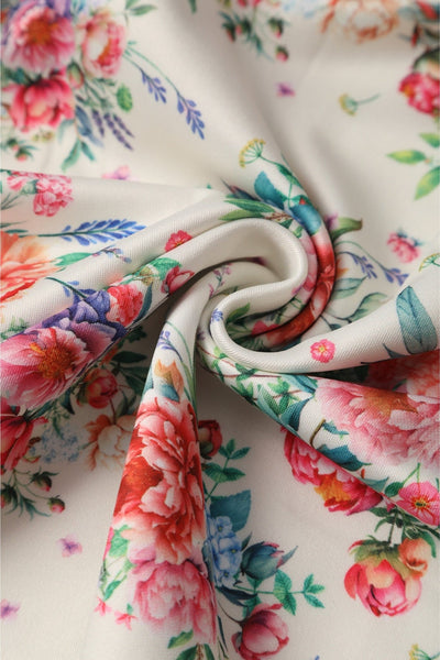 EU STOCK Amanda White English Garden Swing Dress