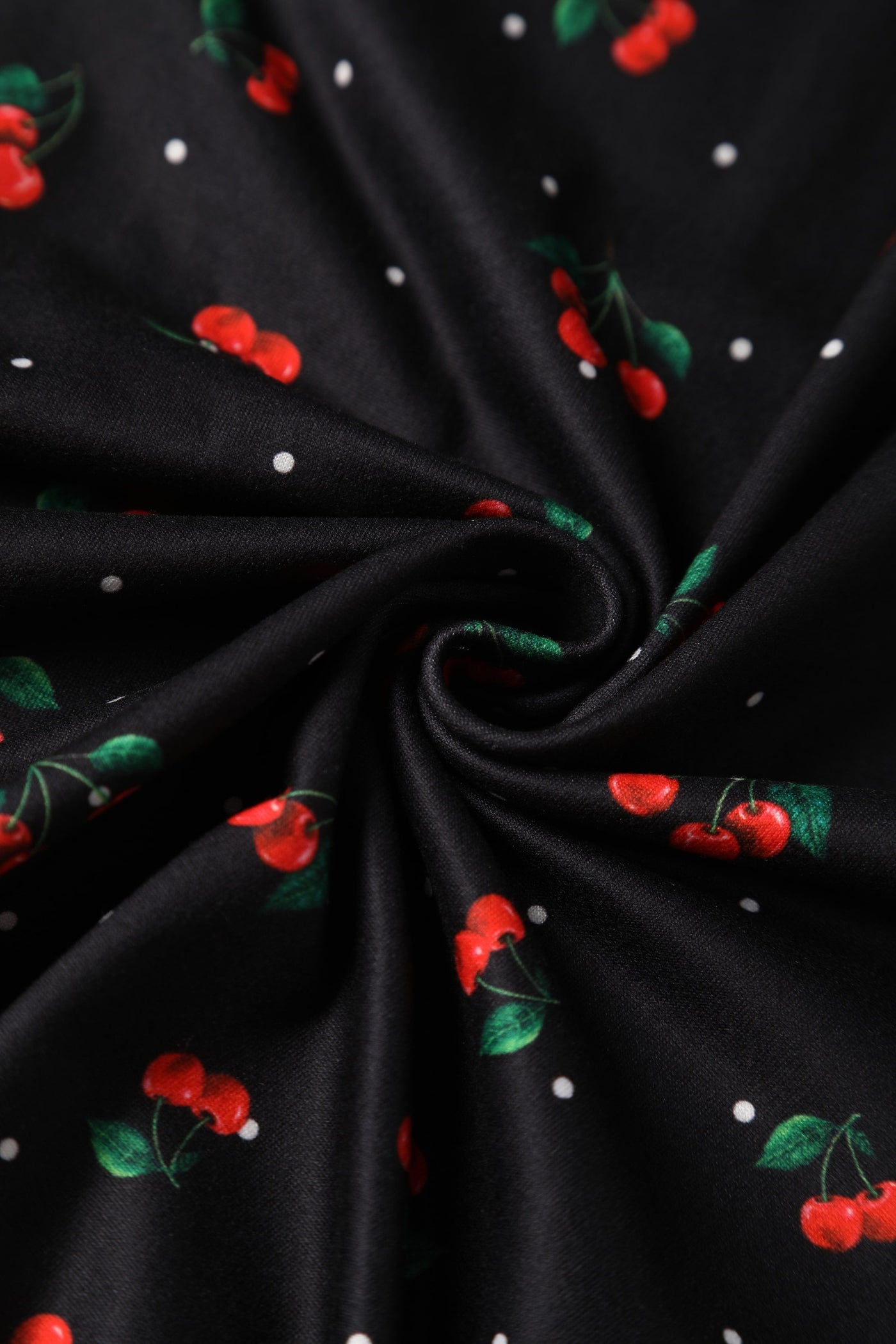 Retro Black Cherry Tea Dress