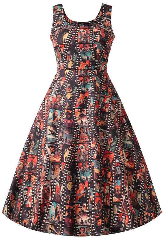 Cordelia Movie Reel A-line Dress