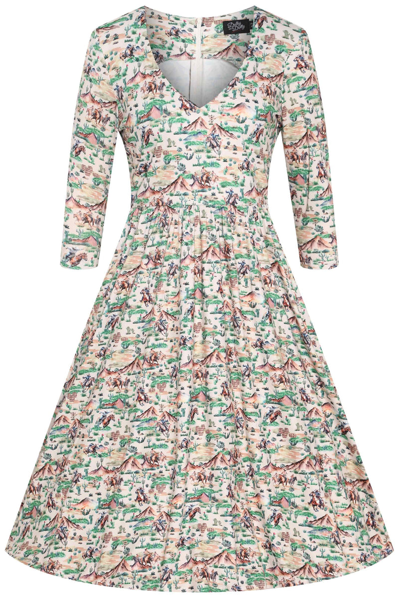 Front view of Cowboy Desert Dress
