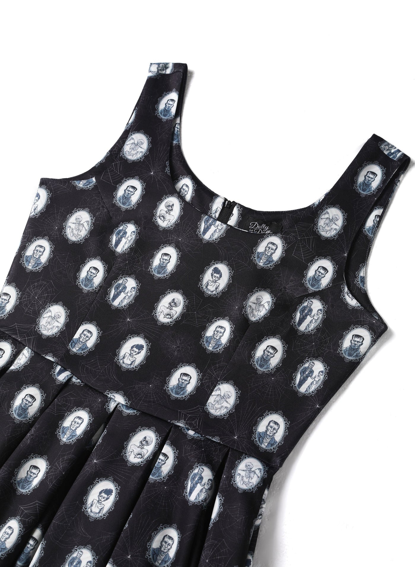 PRE ORDER Amanda Frankenstein Black Swing Dress
