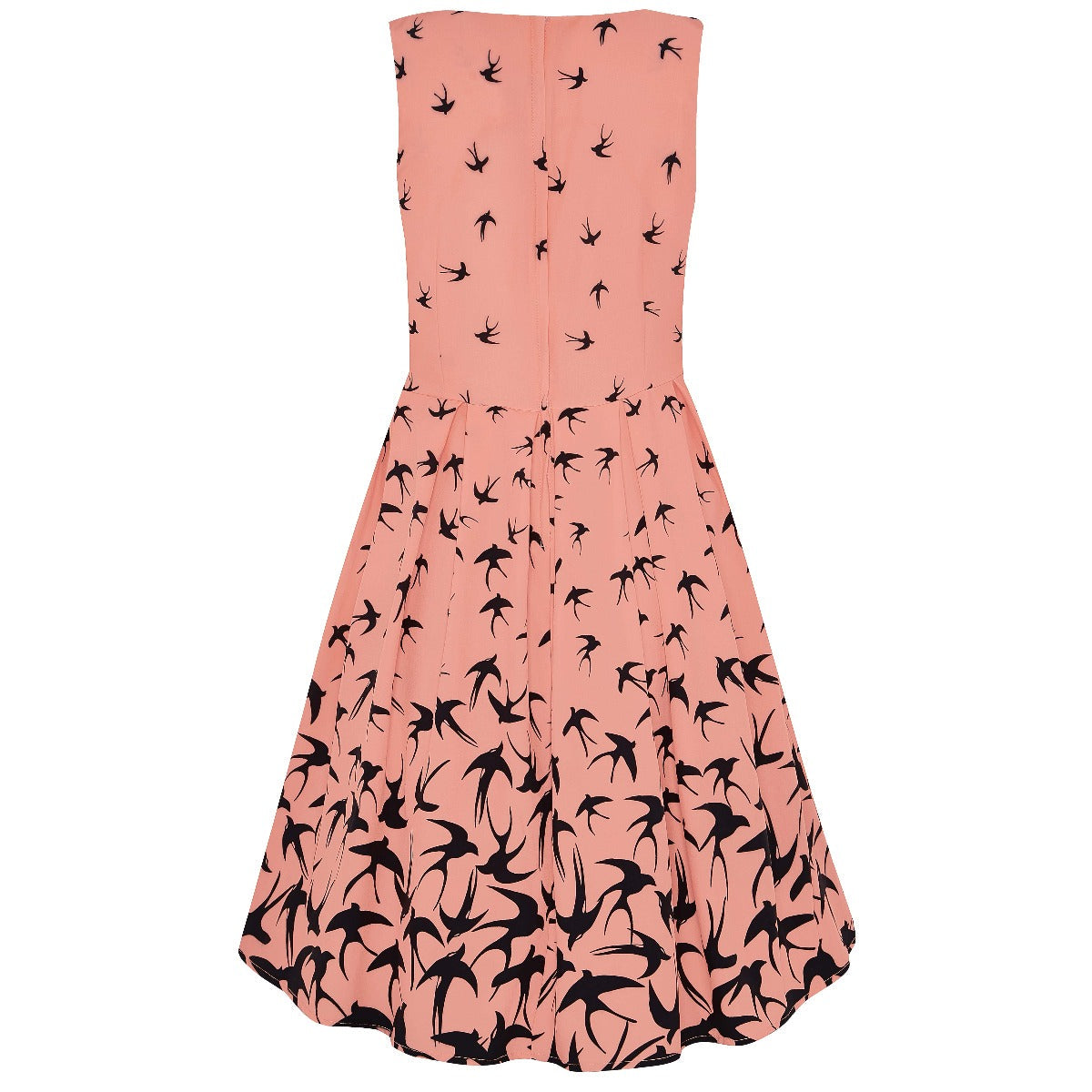 Dress in Pink & Black Raising Swallow Birds