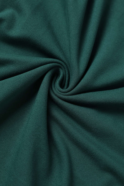Sandra Bow Tie Casual Dress In Emerald Green