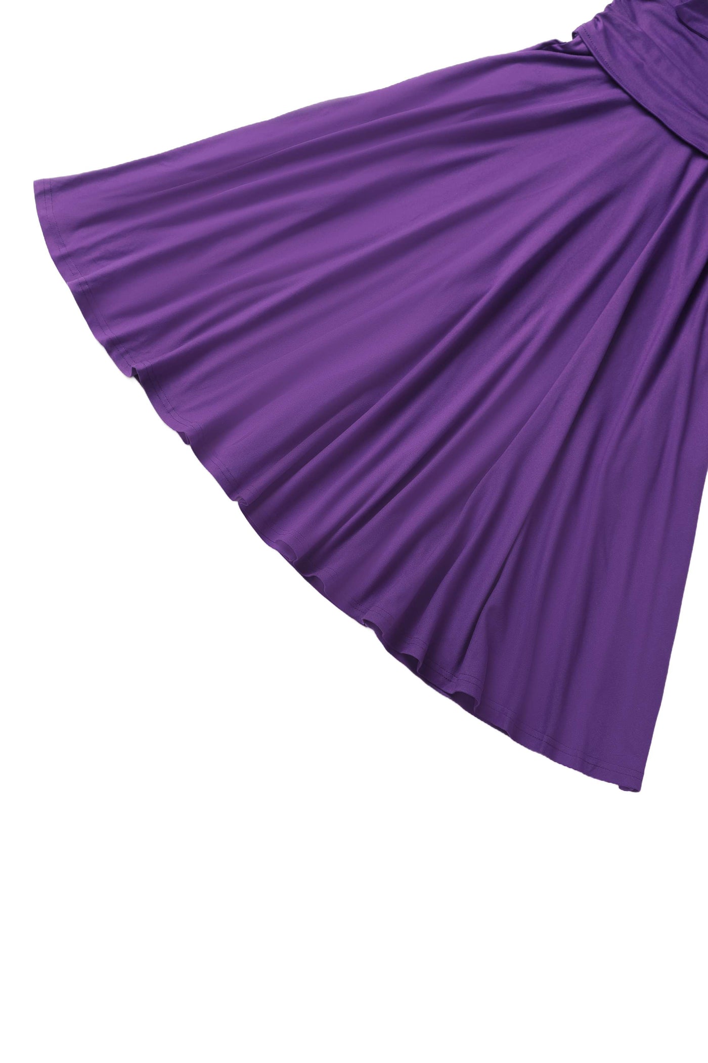 Sandra Bow Tie Casual Dress In Purple