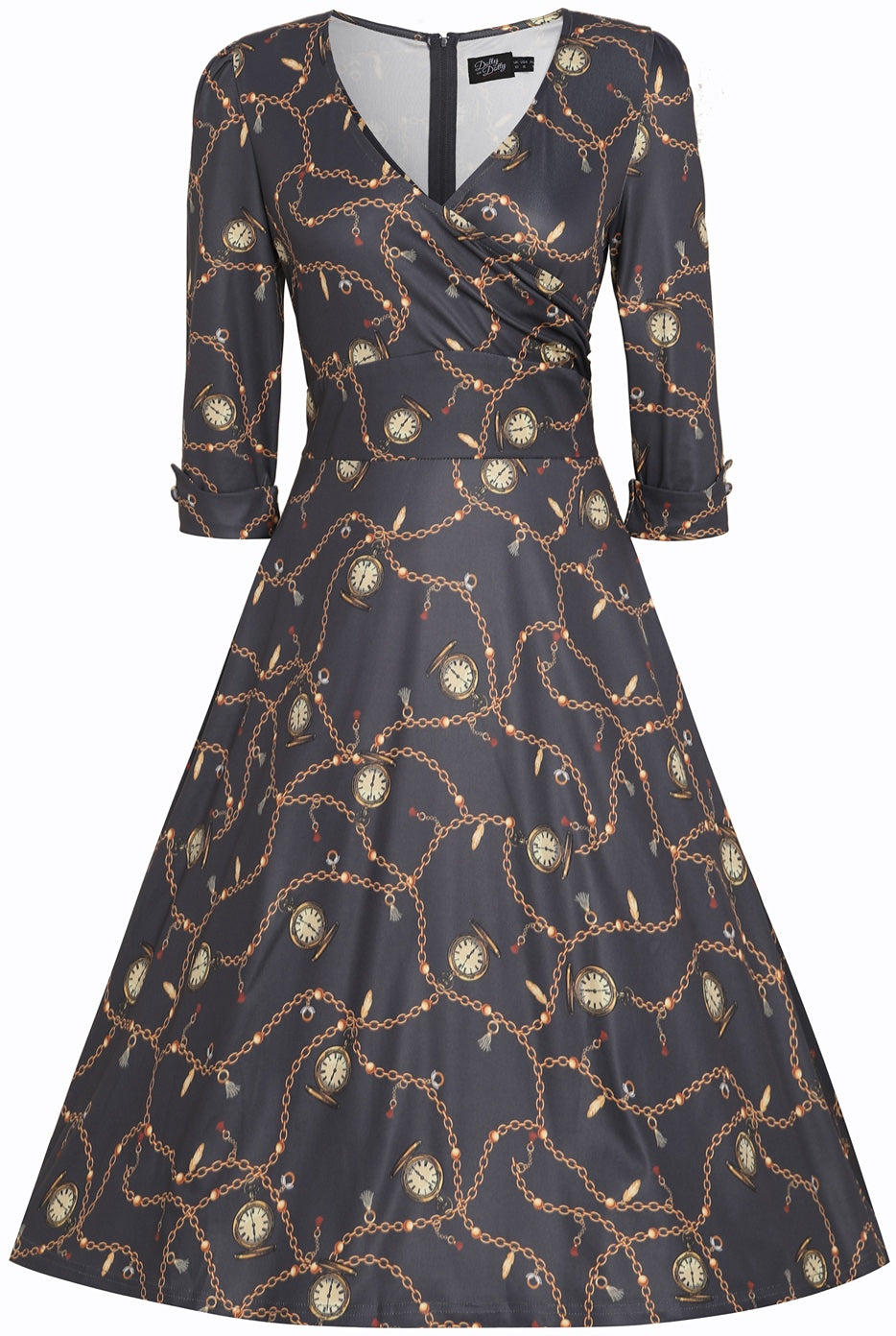 Katherine Black Watch Swing Dress