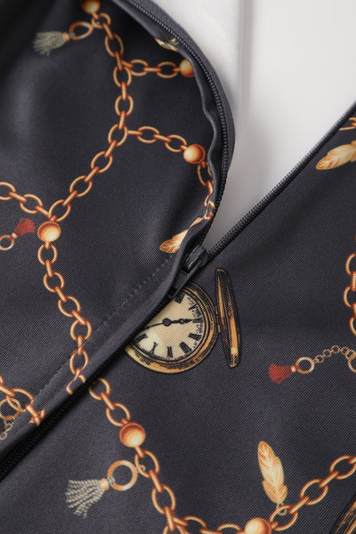 Katherine Black Watch Swing Dress