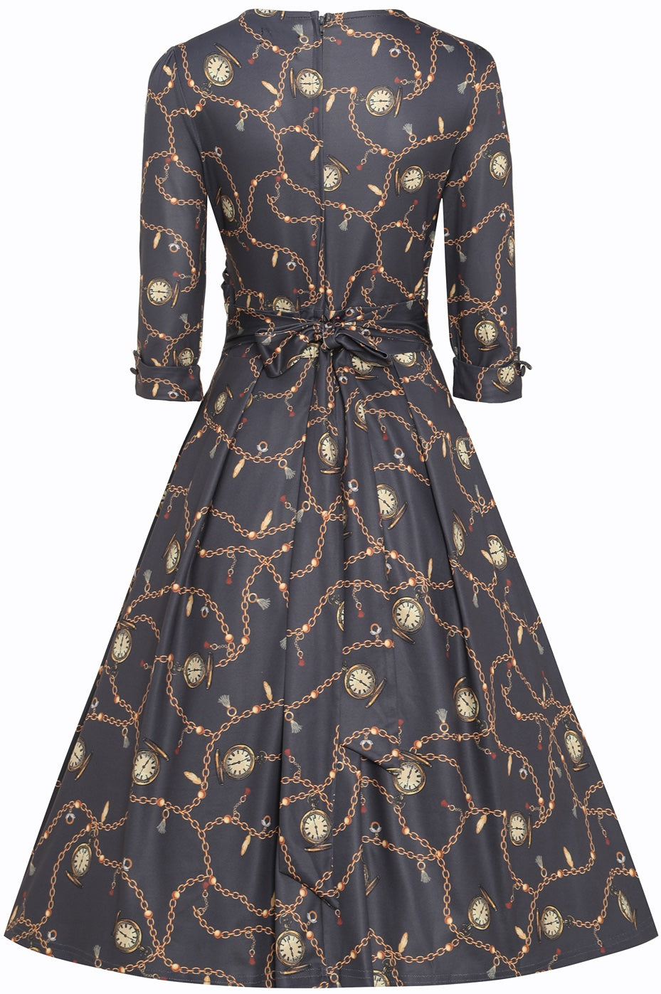 Katherine Black Watch Swing Dress