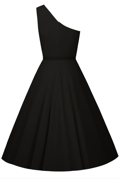 PRE ORDER Susan Classic Black Asymmetrical Swing Dress