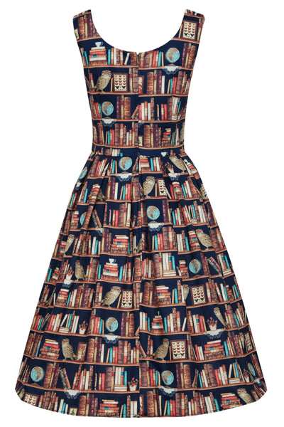 PRE ORDER Amanda Library Book & Owl Swing Dress