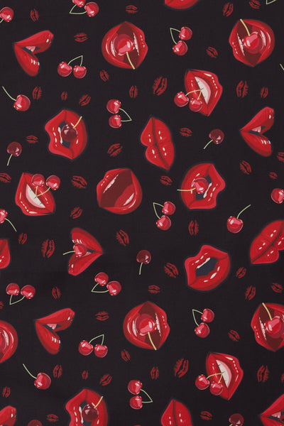 PRE ORDER Amanda Pin Up Lip & Cherry Swing Dress