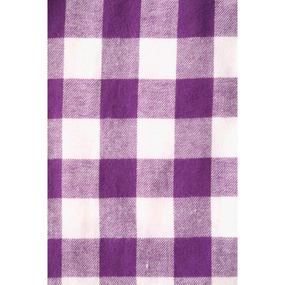 EU STOCK Amanda Purple Gingham Swing Dress