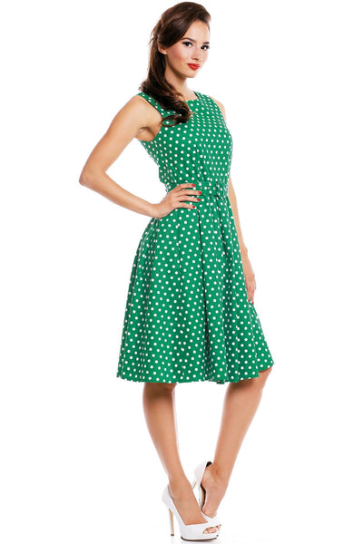 PRE-ORDER Lola Classic Vintage Sailor Dress in Dark Green