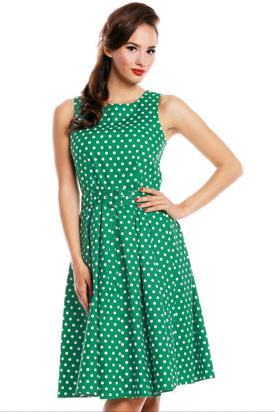 PRE-ORDER Lola Classic Vintage Sailor Dress in Dark Green